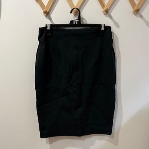 Simons forest green Pencil Skirt L